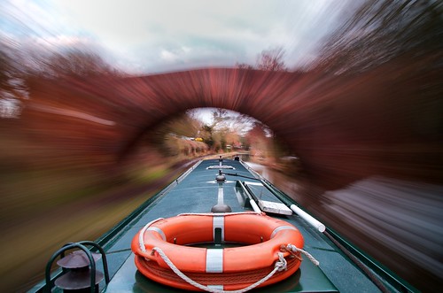 Speeding on a Narrowboat (Explored)